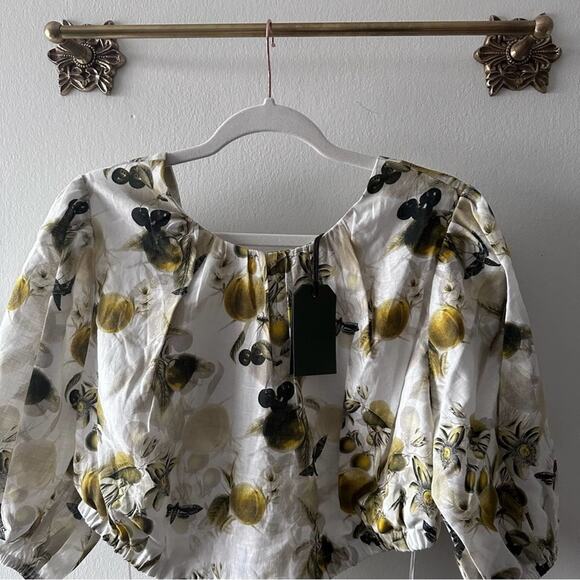 NWT AllSaints Colette Soleil Cutout Linen Minidress - Picture 7 of 16